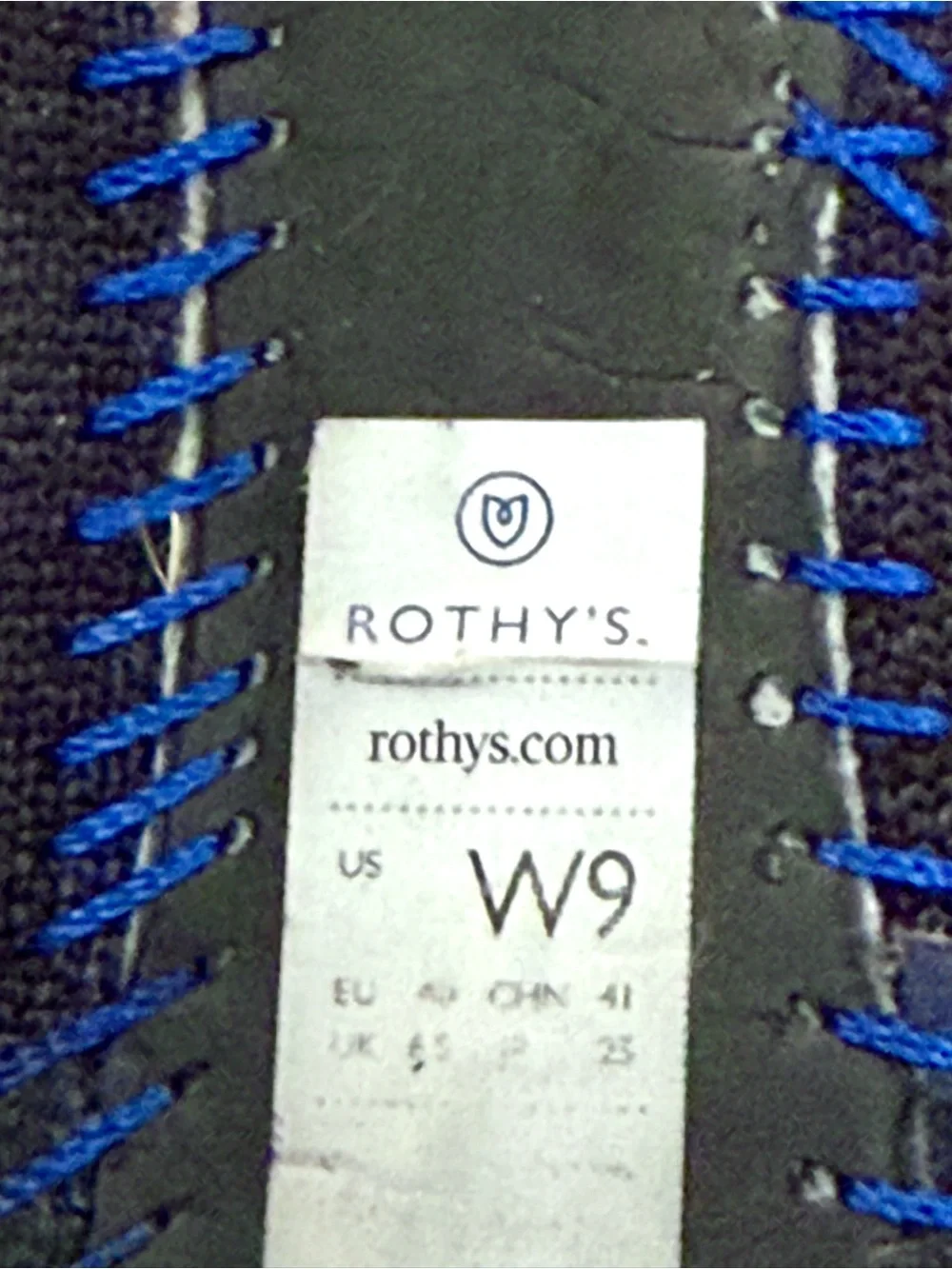 Rothy’s The Point Pointed Toe Flats Size 9 Cloud Grey Birdseye - Retired Color